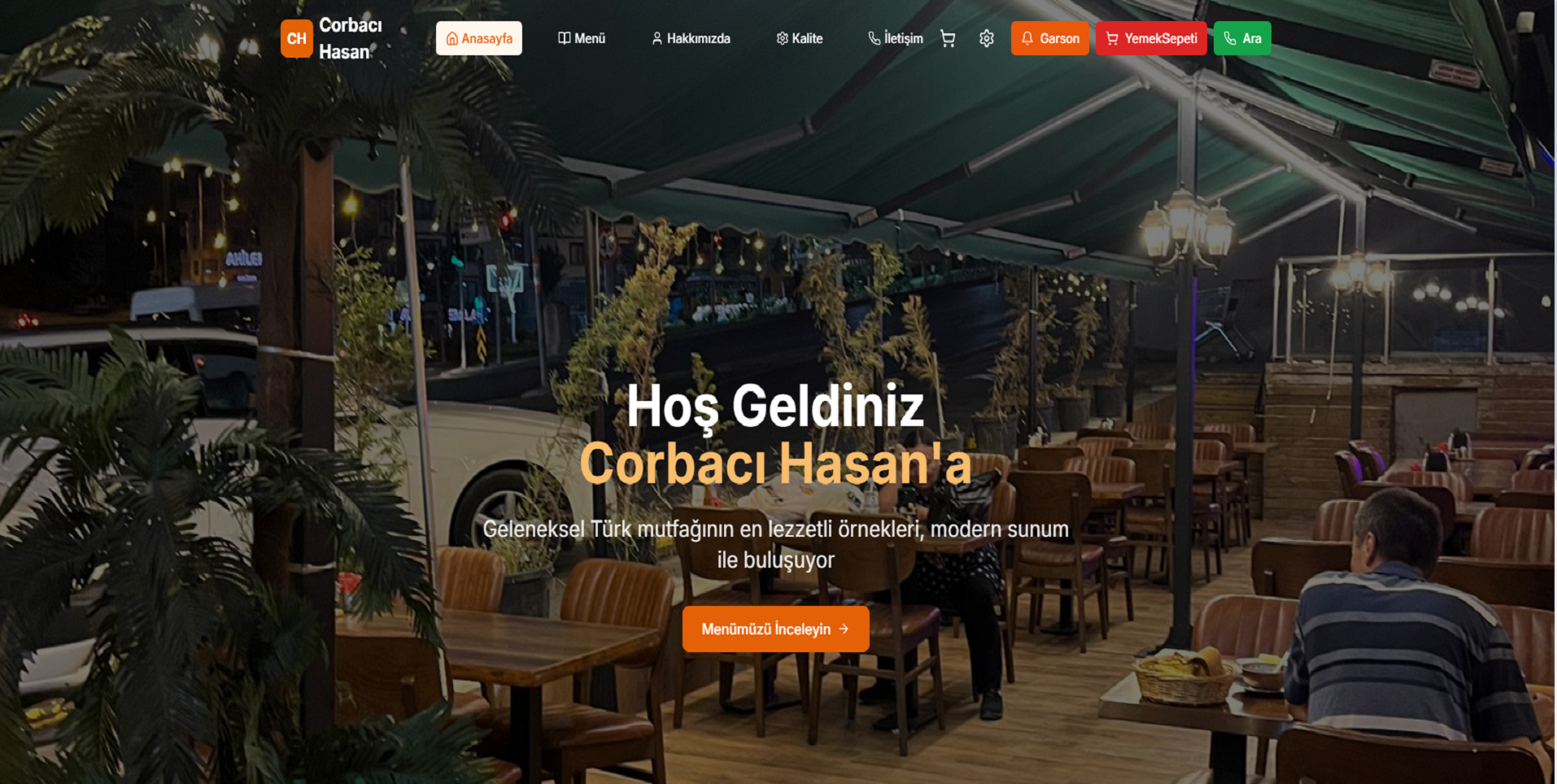 Lokantalar için Qr Menü, Web Sitesi ve Adisyon Sistemleri